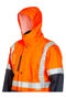 Picture of Hard Yakka Foundations Hi-Visibility 4 In 1 Two Tone Jacket With Tape Y06057