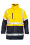 Picture of Hard Yakka Foundations Hi-Visibility 4 In 1 Two Tone Jacket With Tape Y06057