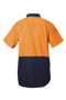 Picture of Hard Yakka Foundations Hi-Visibility Two Tone Cotton Drill Short Sleeve Shirt Y07116