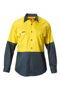 Picture of Hard Yakka Koolgear Hi-Visibility Two Tone Cotton Twill Long Sleeve Shirt Y07558