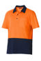 Picture of Hard Yakka Foundations Hi-Visibility Two Tone Short Sleeve Cotton Polo Y11376