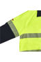 Picture of Hard Yakka Koolgear Hi-Visibility Two Tone Long Sleeve Ventilated Polo With Segmented Tape Y11379