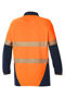 Picture of Hard Yakka Koolgear Hi-Visibility Two Tone Long Sleeve Ventilated Polo With Segmented Tape Y11379