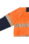 Picture of Hard Yakka Koolgear Hi-Visibility Two Tone Long Sleeve Ventilated Polo With Segmented Tape Y11379