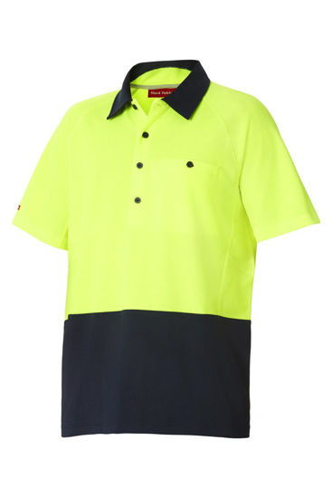 Picture of Hard Yakka Koolgear Hi-Visibility Two Tone Short Sleeve Ventilated Polo Y11396