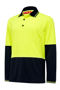 Picture of Hard Yakka Hi Vis 2 Tone L/Sl Micro Mesh Polo Y19610