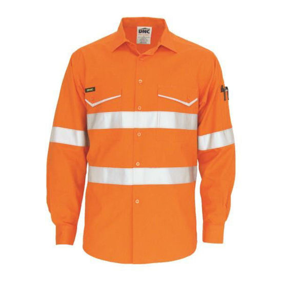 Picture of Dnc Ripstop Cotton Cool Shirt With Csr Reflective Tape, Long Sleeve 3590