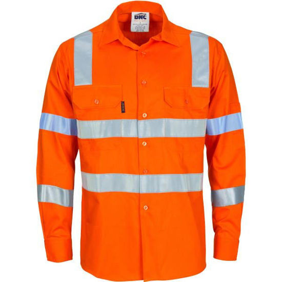 Picture of Dnc Hi-Vis D/N L/W Cotton Shirt 3743