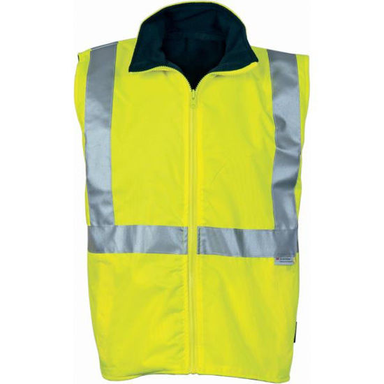 Picture of Dnc Hi-Vis Reversible Vest And 3M Reflective Tape 3865