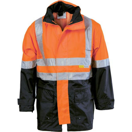 Picture of Dnc Hi-Vis Two Tone Breathable Jacket 3M Reflective Tape 3867