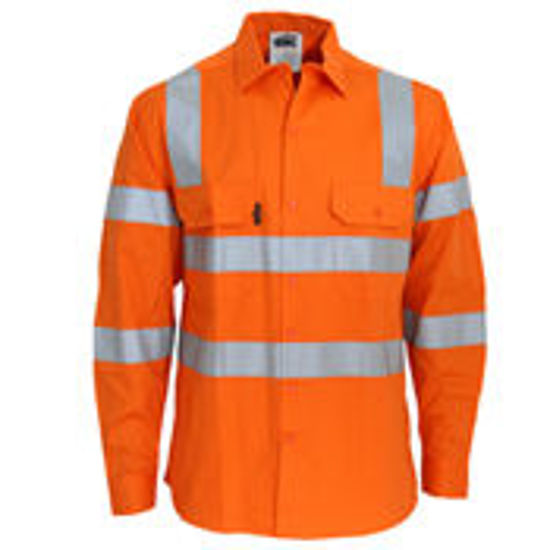 Picture of Dnc Hi-Vis 3 Way Vic Rail Shirt 3543