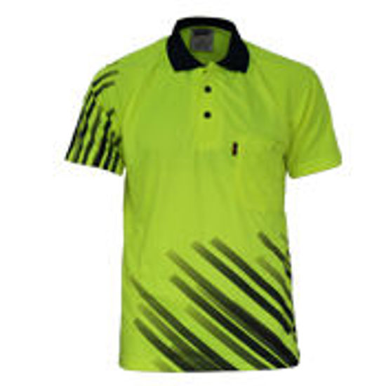 Picture of Dnc Hi-Vis Sublimated Stripe Polo 3565