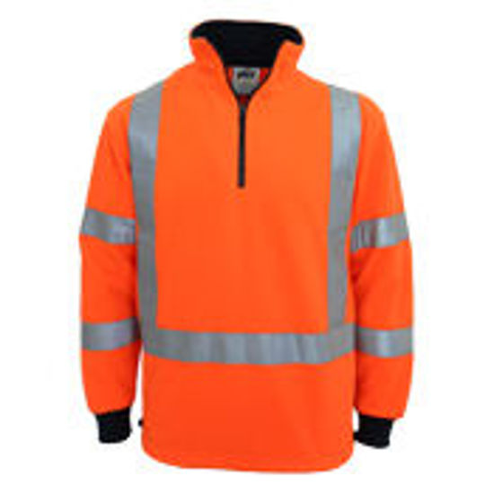 Picture of Dnc Hi-Vis "X" Back & Bt Polar Fleecy 3730