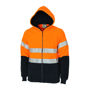 Picture of Dnc Hi-Vis Full Zip Polar Fleece Hoodie With Csr R/Tape 3926