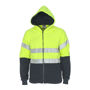 Picture of Dnc Hi-Vis Full Zip Polar Fleece Hoodie With Csr R/Tape 3926