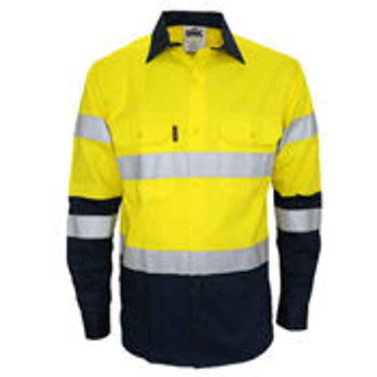 Picture of Dnc Hi-Vis 2 Tone Biomotiontape Shirt 3976