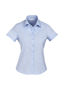 Picture of Biz Collection Ladies Chevron Short Sleeve Shirt S122LS