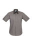 Picture of Biz Collection Mens Chevron Short Sleeve Shirt S122MS