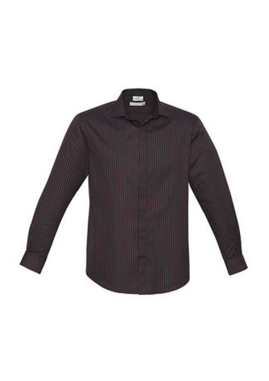 Picture of Biz Collection Mens Reno Stripe Long Sleeve Shirt S415ML