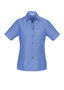 Picture of Biz Collection Ladies Wrinkle Free Chambray Short Sleeve Shirt LB6200