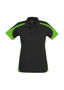 Picture of Biz Collection Ladies Talon Polo P401LS