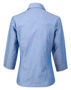 Picture of Winning Spirit Ladies' Wrinkle Free Chambray Shirt 3/4 Sleeve BS04