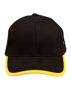 Picture of Winning Spirit Heavy Brushed Cotton Peak & Back Trimp Cap CH17