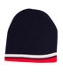 Picture of Winning Spirit Knitted 100% Acrylic Contrast Stripes Beanie CH63