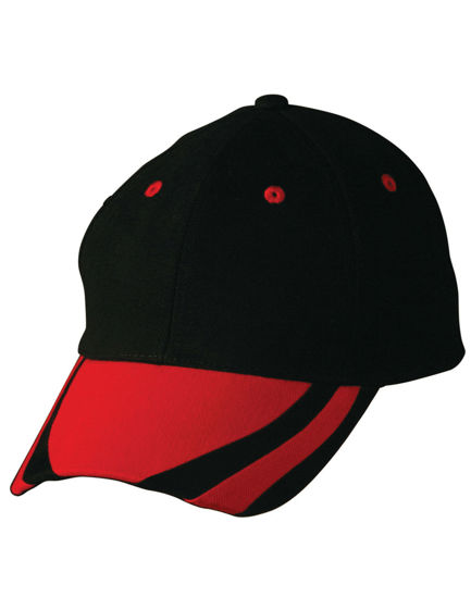 Picture of Winning Spirit Contrast Peak Structured Cap. CH67