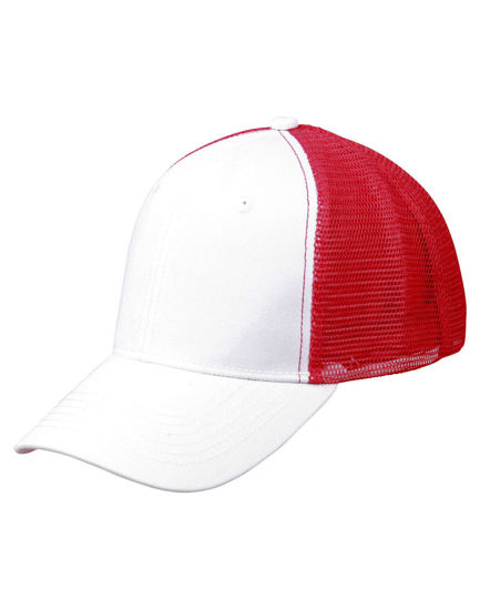 Picture of Winning Spirit Premium Cotton Twill Trucker Cap CH89