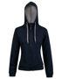 Picture of Winning Spirit Ladies' Full Zip Contrast Fleece Hoodie FL18