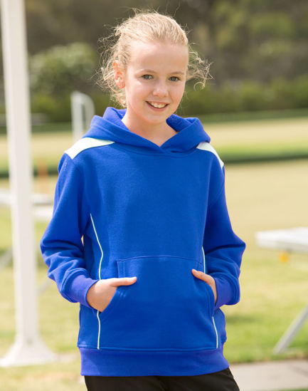 Picture of Winning Spirit Kids' Kangaroo Pocket Contrast Hoodie FL19K