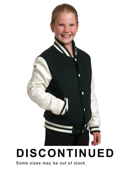 Picture of Winning Spirit Kid'S Wool Blend Varsity Jacket JK11K