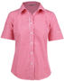 Picture of Winning Spirit Women'S Gingham Check S/S Shirt M8300S