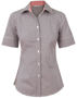 Picture of Winning Spirit Women'S Gingham Check S/S Shirt M8330S