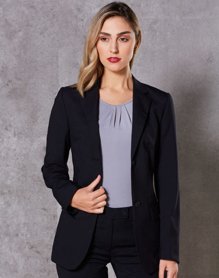 Picture of Winning Spirit Women'S Stretch Wool Blend Mid Length Jacket M9200