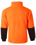 Picture of Winning Spirit Hi-Vis Polar Fleece Half Zip Pullover SW07