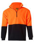 Picture of Winning Spirit Hi-Vis Polar Fleece Half Zip Pullover SW07