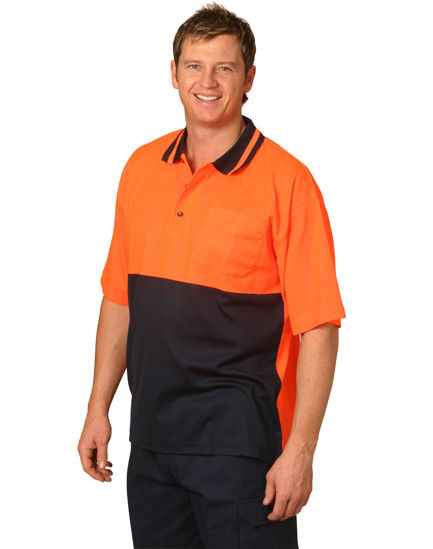 Picture of Winning Spirit Hi-Vis Truedry Safety Polo S/S SW12