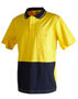 Picture of Winning Spirit Cotton Jersey Two Tone Safety Polo SW35