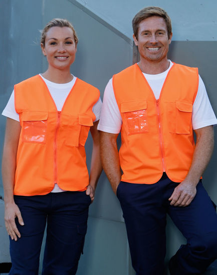 Picture of Winning Spirit Hi-Vis Safety Vest With Id Pocket SW41