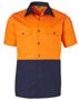 Picture of Winning Spirit Hi-Vis Two Tone S/S Cotton Work Shirt SW53