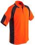 Picture of Winning Spirit Men'S Hi-Vis Cooldry Contrast Polo With Sleeve Panels SW61