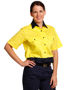 Picture of Winning Spirit Ladies' Hi-Vis S/S Safety Shirt SW63