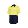 Picture of Hard Yakka Core Hi Vis 2 Tone L/Weight Vented Shirt Y04620