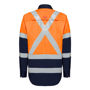 Picture of Hard Yakka Biomotion Hi Vis 2 Tone X Back Shirt Y04270