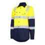 Picture of Hard Yakka Biomotion Hi Vis 2 Tone X Back Shirt Y04270