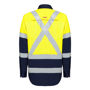 Picture of Hard Yakka Biomotion Hi Vis 2 Tone X Back Shirt Y04270