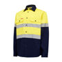 Picture of Hard Yakka Core Hi Vis 2 Tone Taped Drill Shirt Y04610