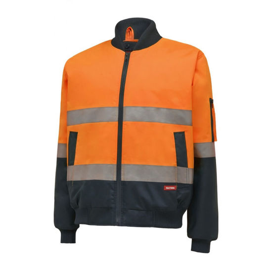 Picture of Hard Yakka Core Hi Vis 2Tone Taped Bomber Jacket Y06675